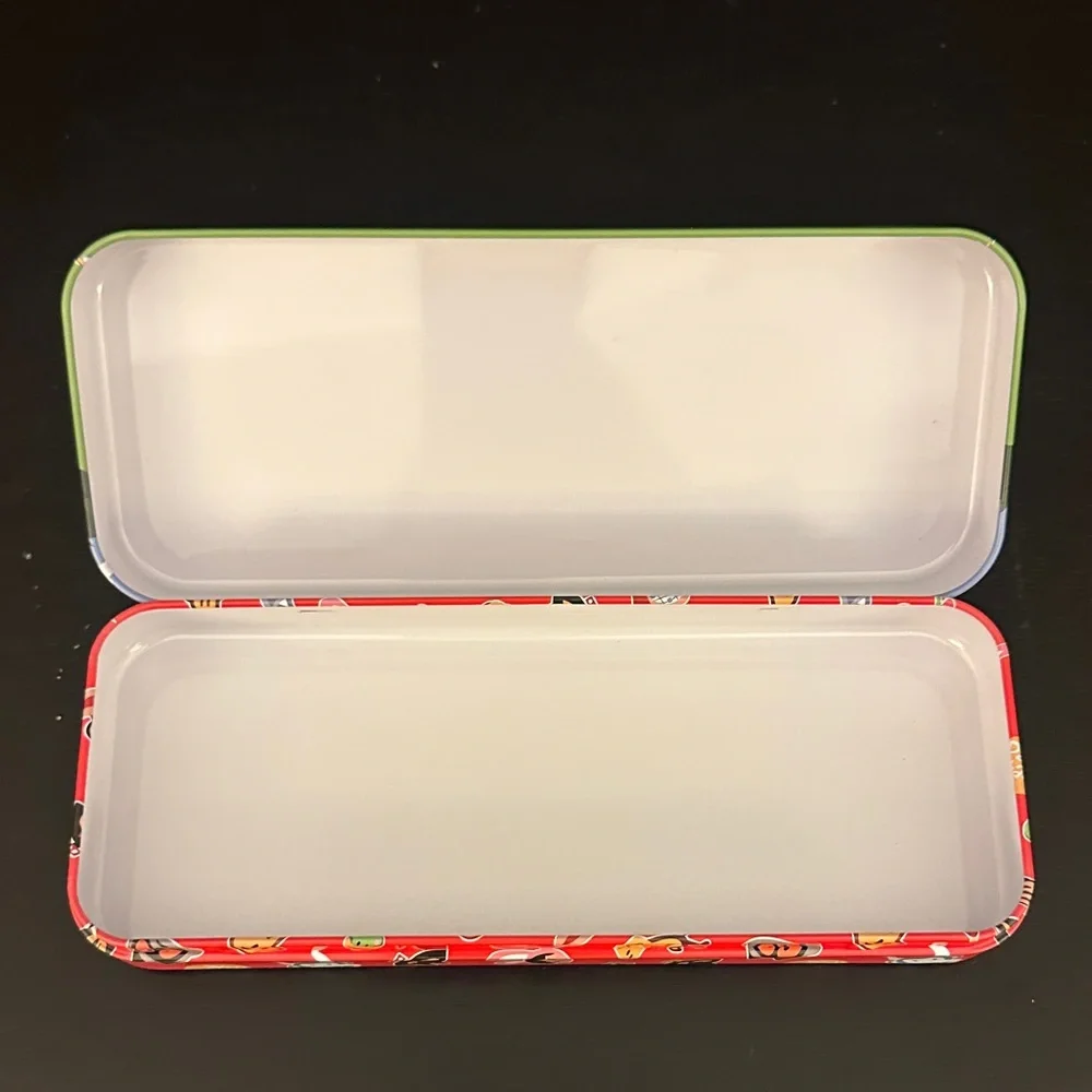 Paul Rrank Kids Friends Tin Pencil Box - Green